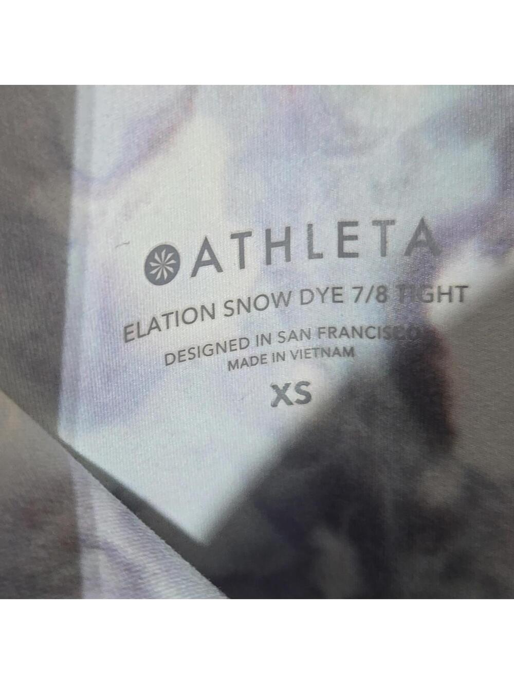 Athleta Gray Purple Elation Snow Dye 7/8 Legging Size XS - Picture 5 of 7